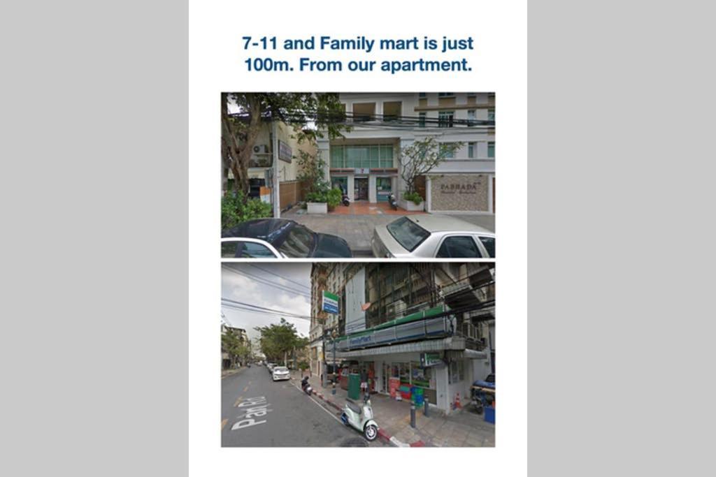P1 Silom Pan Large Room Full Kitchen Wifi 4-6Pax Bangkok Bagian luar foto